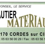 Logo Gautier Matériaux - Cordes sur Ciel